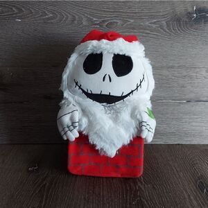 Nightmare Before Christmas Animated Santa Jack Plush Chimney